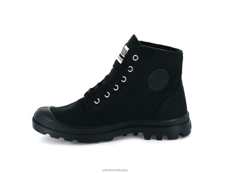 botas negro 48PB118 Palladium pampa hola original unisexo