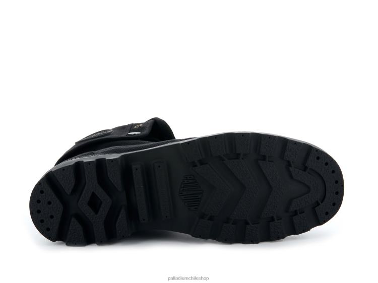 botas negro 48PB119 Palladium holgado hombres