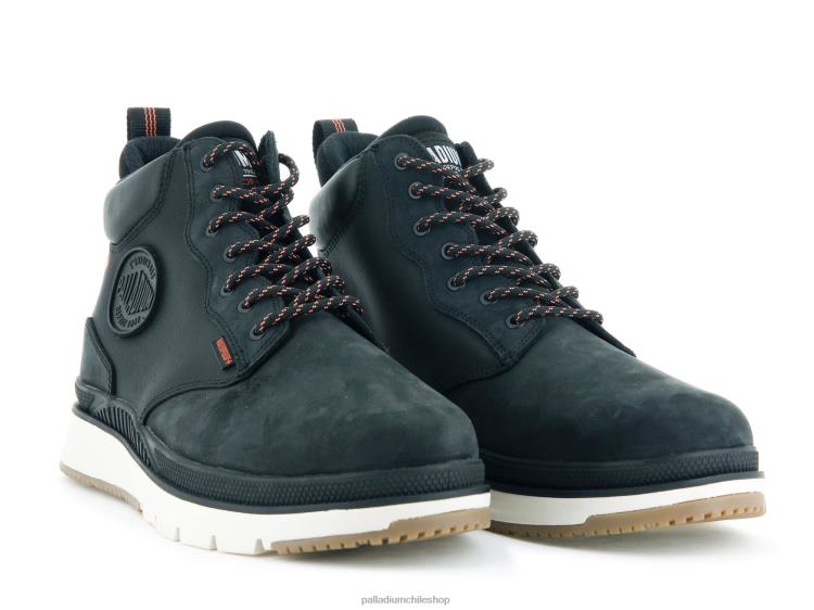 botas negro 48PB16 Palladium manguito pallasider impermeable plus hombres