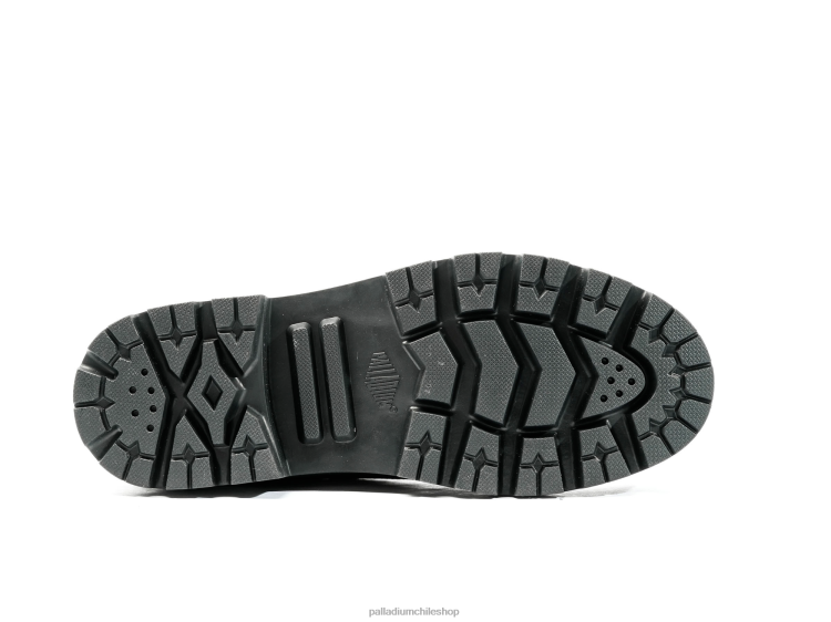 botas negro 48PB218 Palladium pallabase hola ejército mujer