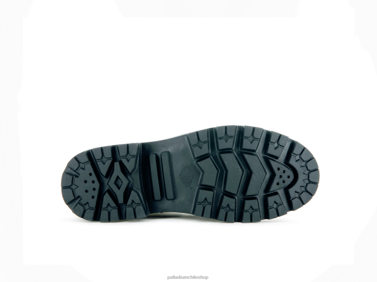 botas negro 48PB233 Palladium cuero palabase mujer