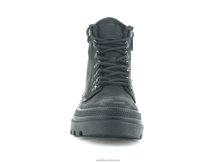 botas negro 48PB235 Palladium pallatrooper excursionista nubuck mujer