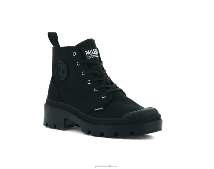 botas negro 48PB261 Palladium sarga pallabase mujer
