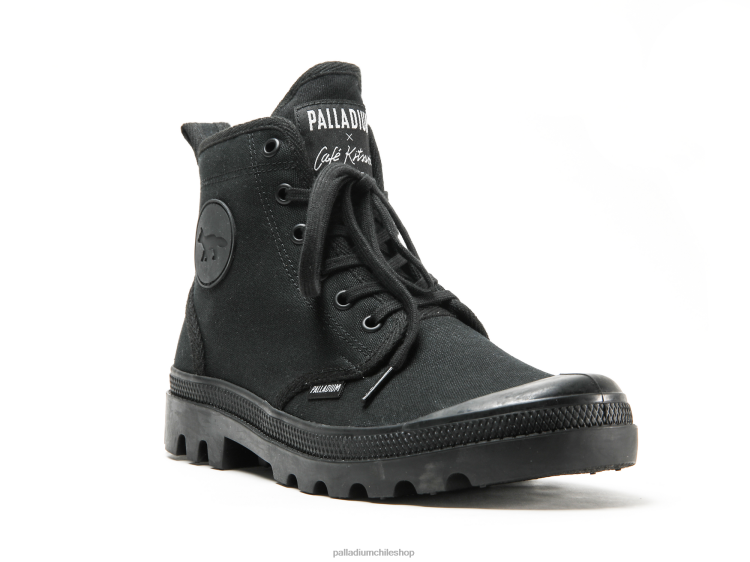 botas negro 48PB27 Palladium pallabrousse x kitsune unisexo