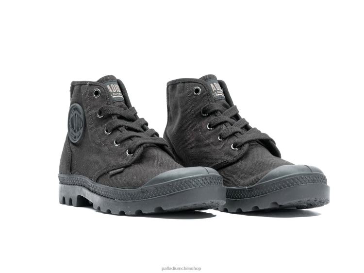 botas negro 48PB270 Palladium wopampa hola mujer
