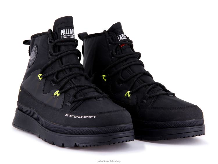 botas negro 48PB31 Palladium pallasider travel waterproofplus hombres