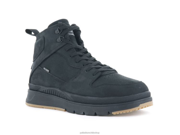 botas negro 48PB33 Palladium pallasider hola nubuck hombres