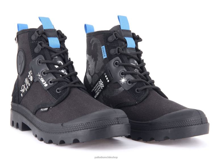 botas negro 48PB34 Palladium pampa x destino unisexo