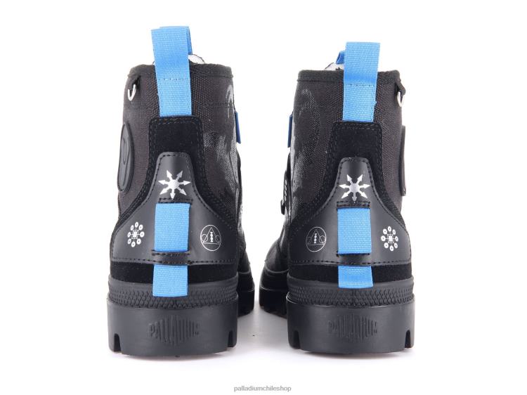 botas negro 48PB34 Palladium pampa x destino unisexo