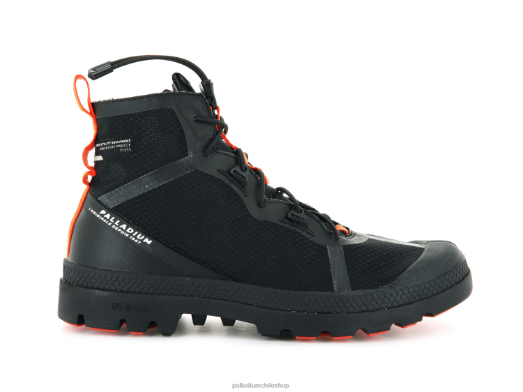 botas negro 48PB57 Palladium viaje liteplus aventura unisexo