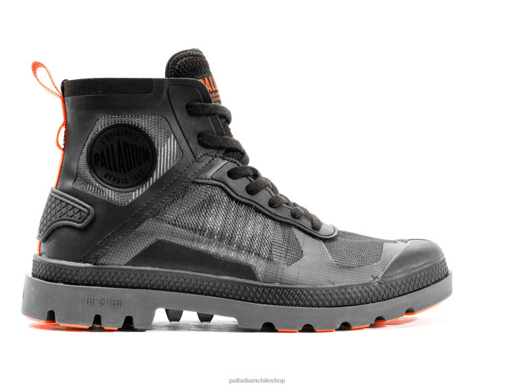 botas negro 48PB6 Palladium pampa lite plus matryx unisexo