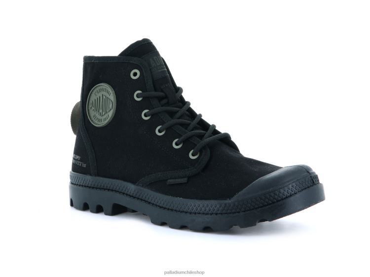 botas negro 48PB67 Palladium pampa hola htg unisexo