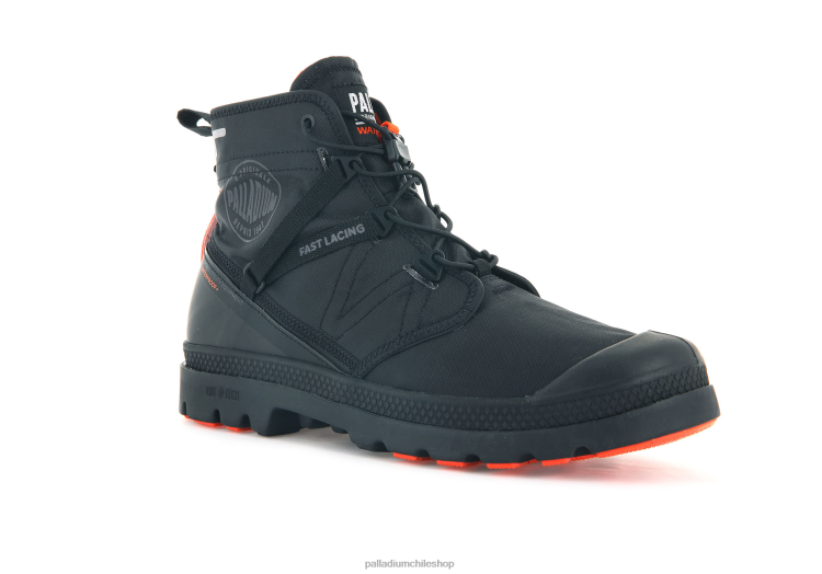 botas negro 48PB75 Palladium pampa travel liteplus impermeable unisexo