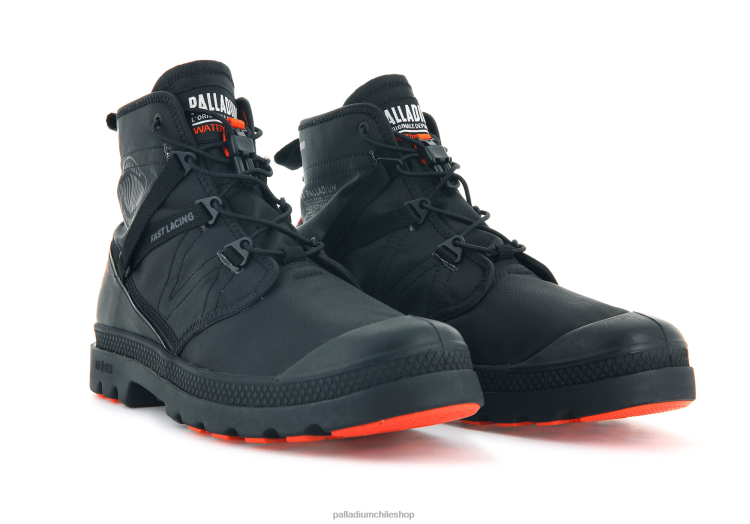 botas negro 48PB75 Palladium pampa travel liteplus impermeable unisexo