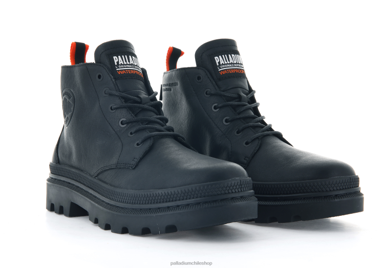 botas negro 48PB76 Palladium pallatrooper hi-2 unisexo