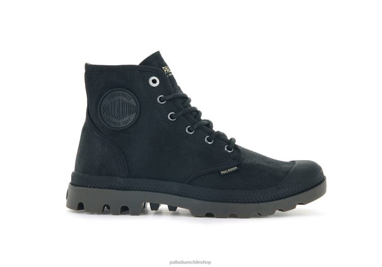 botas negro 48PB78 Palladium pampa hola cera unisexo