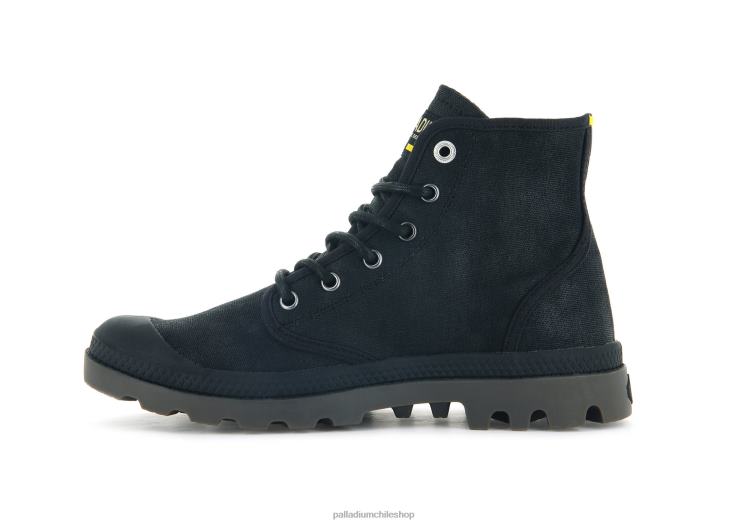 botas negro 48PB78 Palladium pampa hola cera unisexo