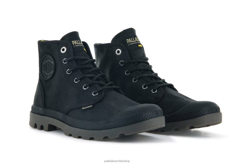 botas negro 48PB78 Palladium pampa hola cera unisexo