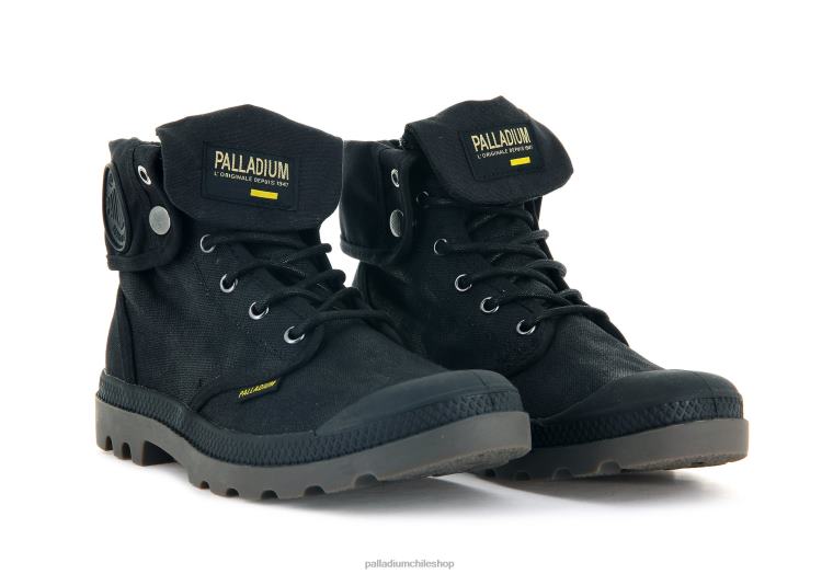 botas negro 48PB82 Palladium cera holgada pampa unisexo