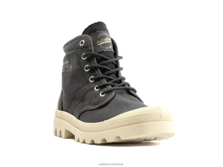 botas negro 48PB9 Palladium ropa de trabajo pallabrousse unisexo
