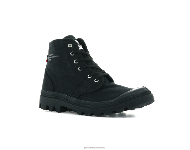 botas negro 48PB97 Palladium legión pallabrousse unisexo