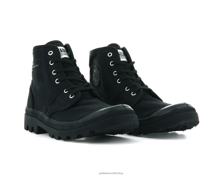 botas negro 48PB97 Palladium legión pallabrousse unisexo