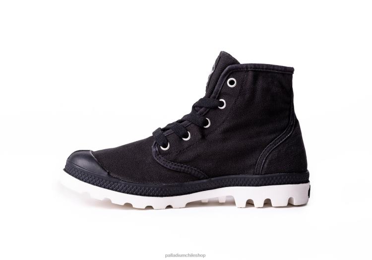 botas negro/malvavisco 48PB267 Palladium wopampa hola mujer