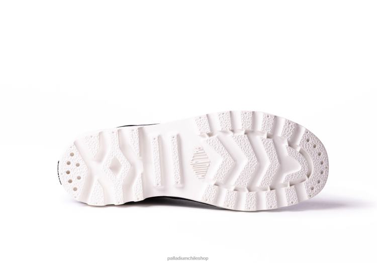 botas negro/malvavisco 48PB267 Palladium wopampa hola mujer