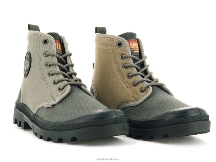 botas noche de oliva 48PB24 Palladium pampa sombra 75 unisexo