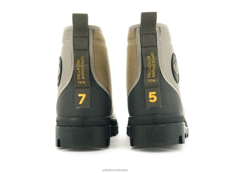 botas noche de oliva 48PB24 Palladium pampa sombra 75 unisexo