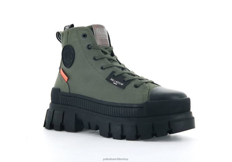 botas noche de oliva 48PB249 Palladium revuelta hola tx mujer