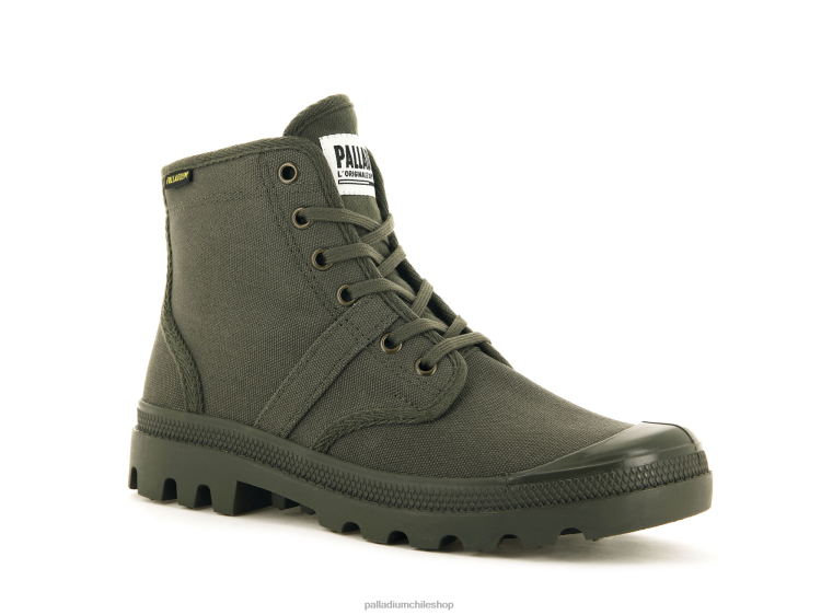 botas noche de oliva 48PB38 Palladium pallabrousse hombres