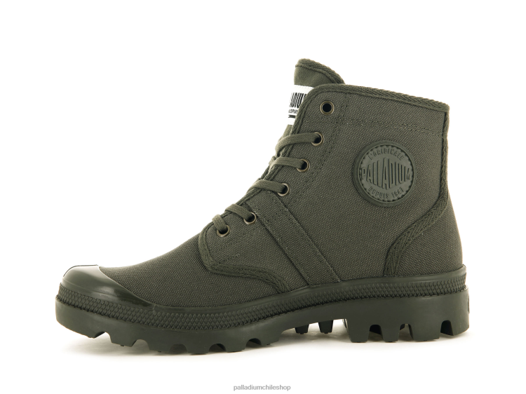 botas noche de oliva 48PB38 Palladium pallabrousse hombres