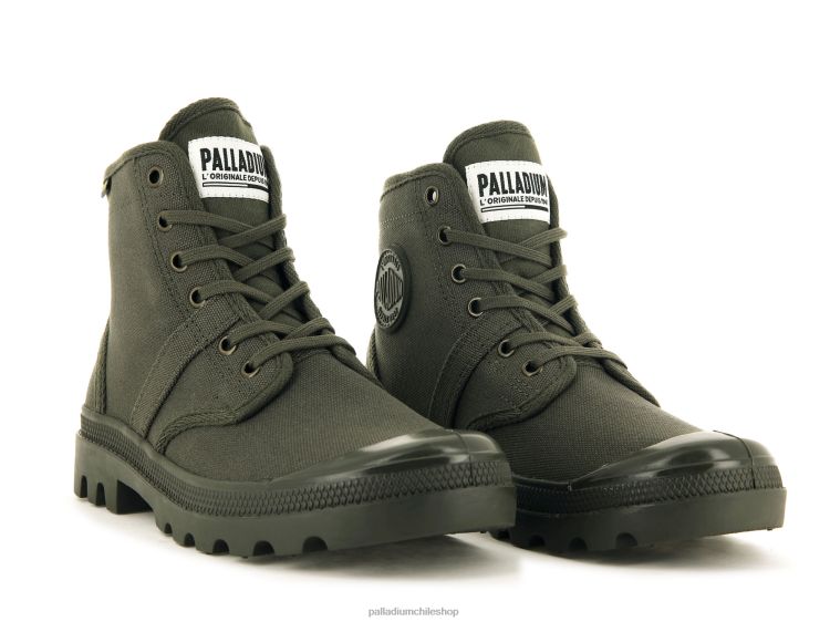 botas noche de oliva 48PB38 Palladium pallabrousse hombres