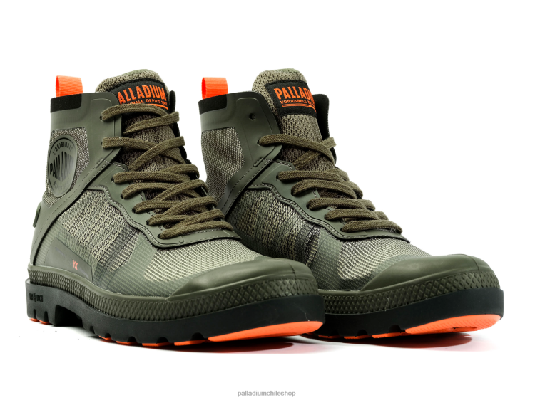 botas noche de oliva 48PB7 Palladium pampa lite plus matryx unisexo