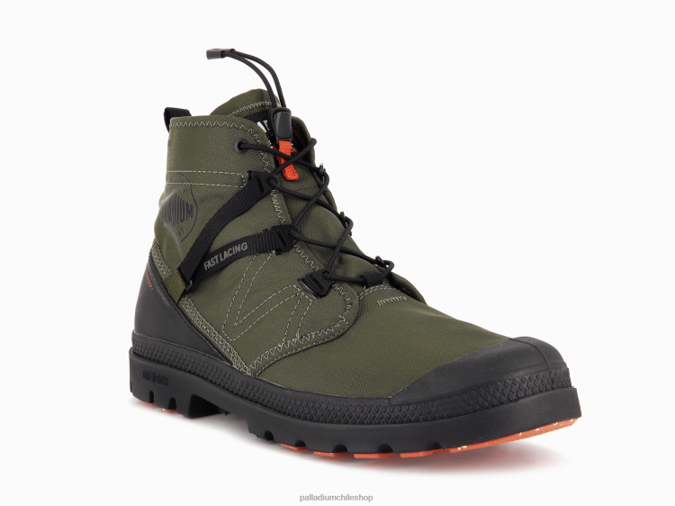 botas noche de oliva 48PB74 Palladium pampa travel liteplus impermeable unisexo