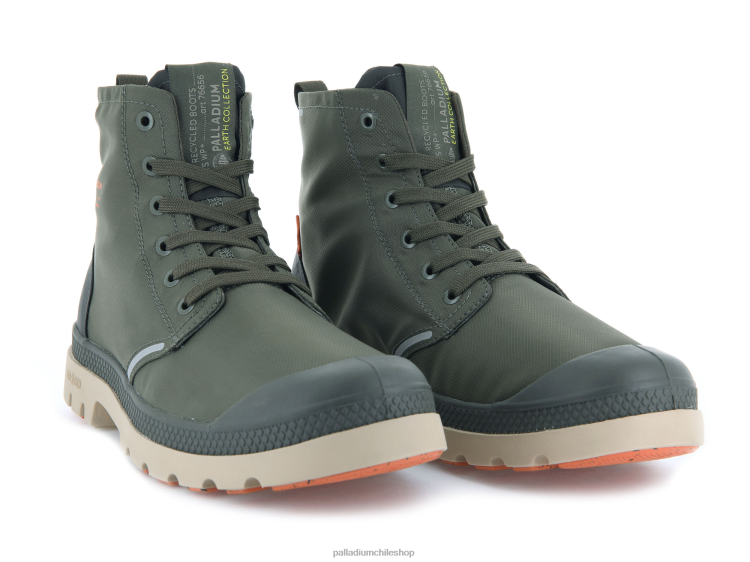 botas noche de oliva/beluga 48PB64 Palladium pampa liteplus recicla wpplus unisexo