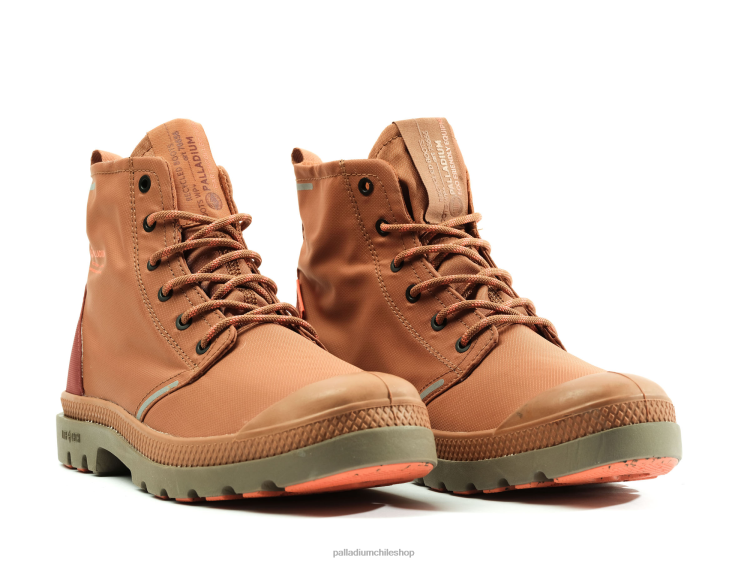 botas peruarca/rojo cera 48PB44 Palladium pampa liteplus recicla wpplus unisexo