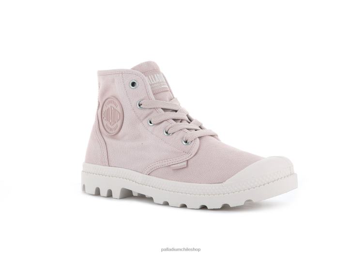 botas rosa humo 48PB254 Palladium wopampa hola mujer