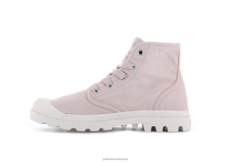 botas rosa humo 48PB254 Palladium wopampa hola mujer