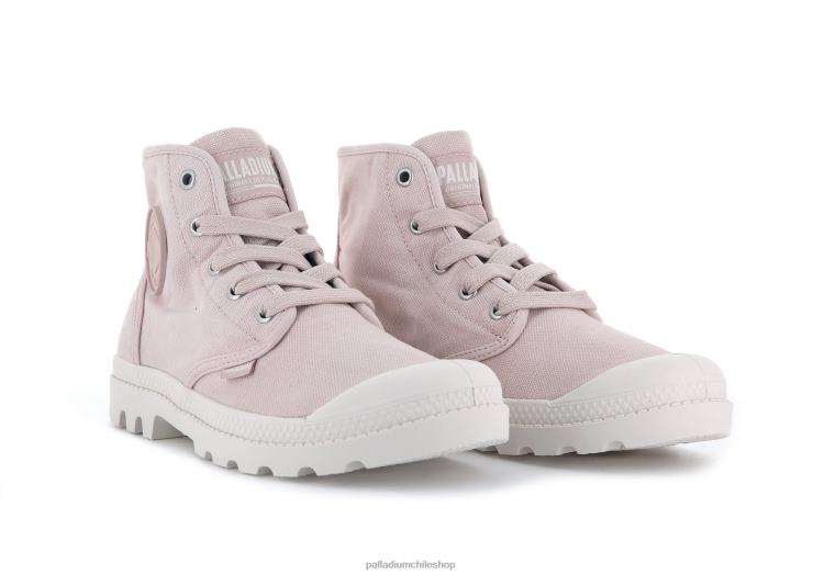 botas rosa humo 48PB254 Palladium wopampa hola mujer