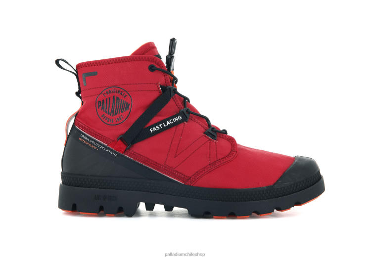 botas salsa roja 48PB51 Palladium pampa travel liteplus impermeable unisexo