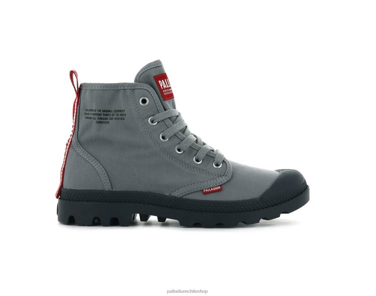 botas titanio 48PB99 Palladium pampa hola atrévete unisexo