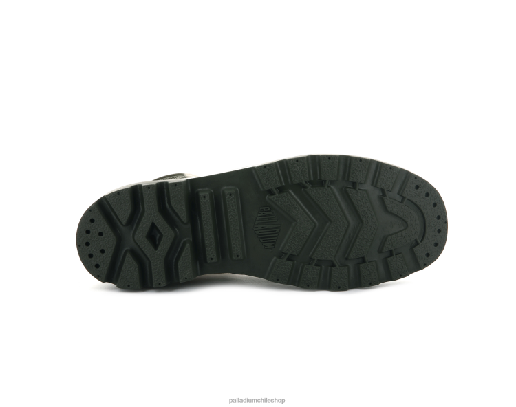 botas verde oscuro 48PB102 Palladium pampa hola hombres