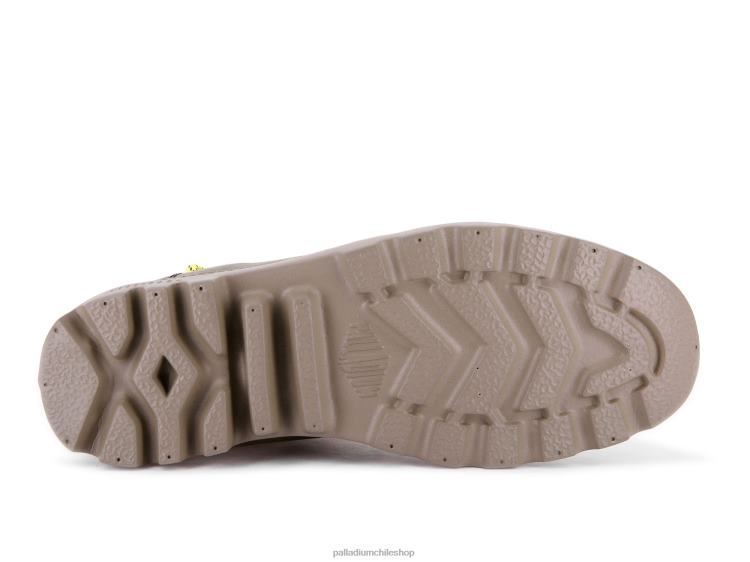 botas verde oscuro 48PB40 Palladium pampa lite encaje unisexo