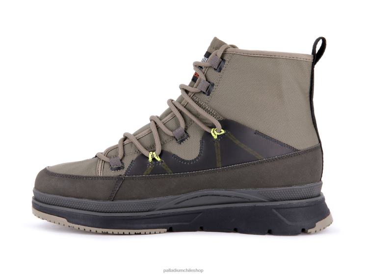 botas verde oscuro 48PB46 Palladium pallasider travel waterproofplus hombres