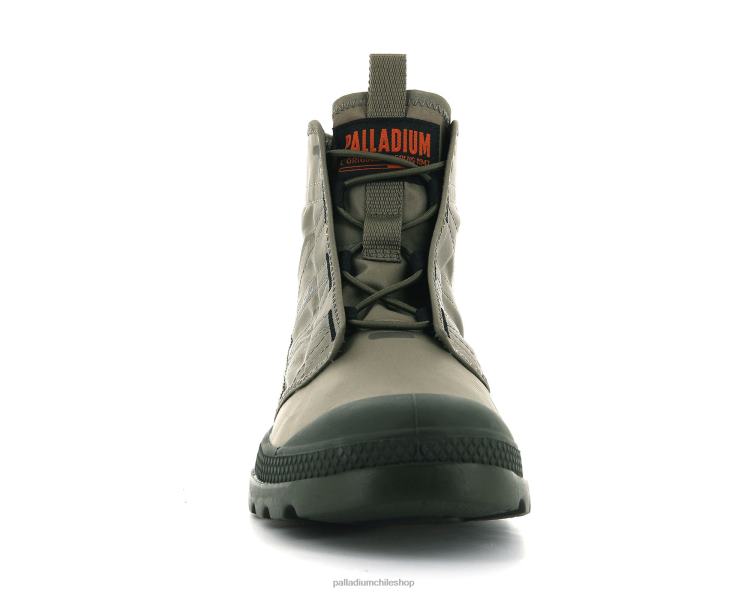 botas verde oscuro 48PB96 Palladium pampa travel lite unisexo