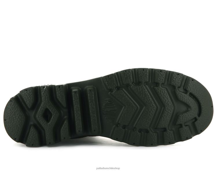 botas verde oscuro 48PB96 Palladium pampa travel lite unisexo
