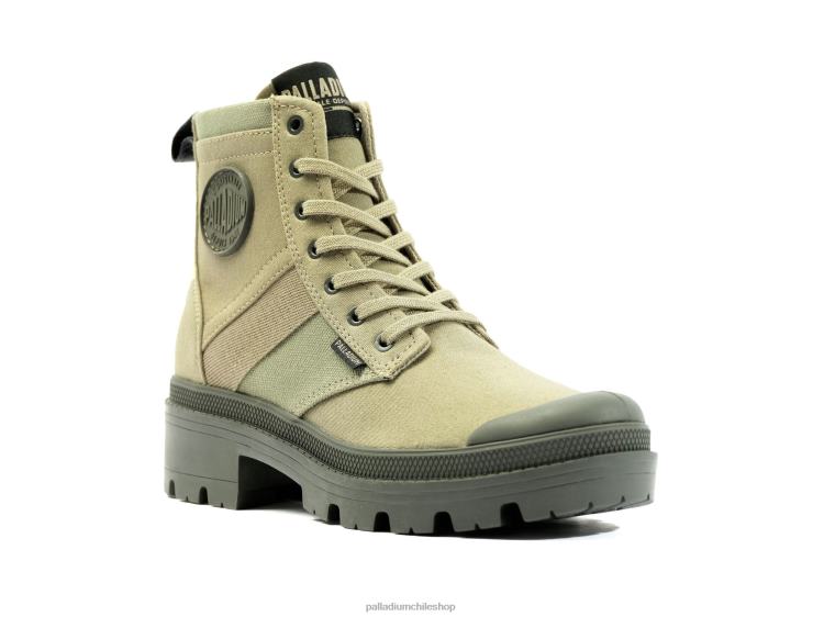 botas vetiver 48PB216 Palladium pallabase hola ejército mujer