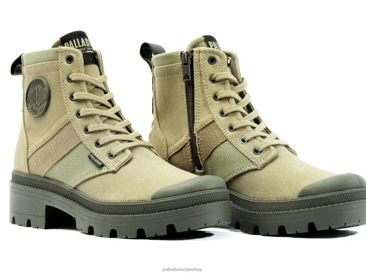 botas vetiver 48PB216 Palladium pallabase hola ejército mujer